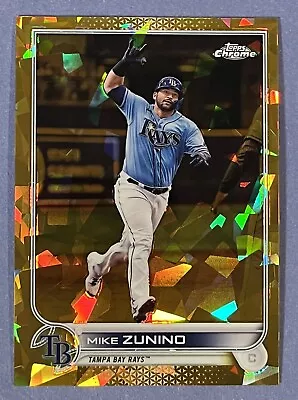 2022 Topps Chrome Sapphire Gold 15/50 Mike Zunino #324 • $10