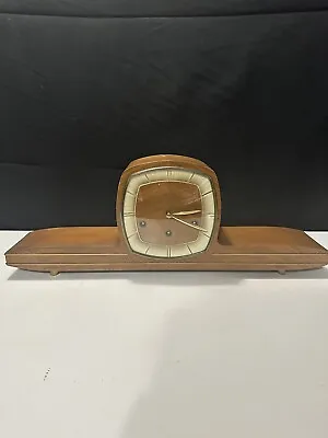 Rare Vintage Mid-Century Mauthe Mantle Clock - Germany • $170