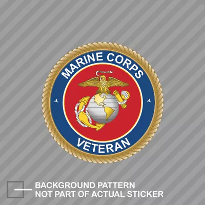 US Marine Corps Veteran Sticker Decal Vinyl Usmc Vet Ega Eagle Globe Anchor • $4.96