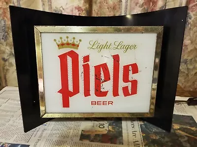 Vintage Late 50's Early 60's Piels Lighted Beer Bar Tavern Sign. • $129.99