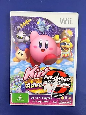 Nintendo Wii Game -  Kirbys Adventure With Manual • $79