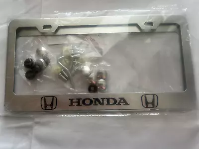 HONDA Chrome Plated License Plate Frame Quantity 2 • $22.88