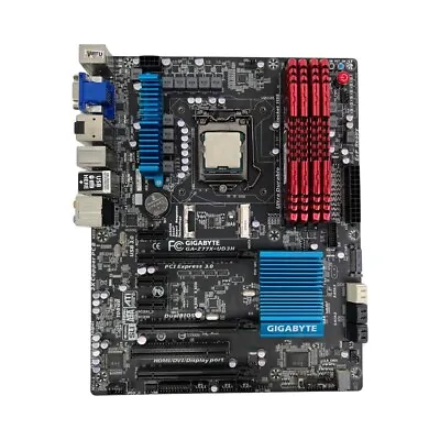 GIGABYTE GA-Z77X-UD3H Motherboard W/ I7-3770k CPU 16GB RAM And I/O Panel • $134.99