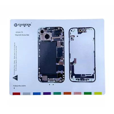 Magnetic Screw Mat Compatible With IPhone 15 Repair Disassembly • £8.01