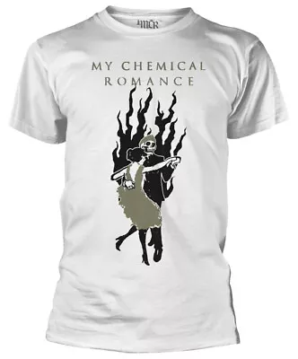 My Chemical Romance Military Ball White T-Shirt OFFICIAL • £17.99