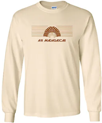 Air Madagascar Vintage Logo Malagasy Airline Long-Sleeve T-Shirt • $22.99
