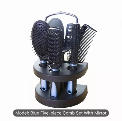 Ladies Unisex Mirror Comb Anti-static Home Hairdressing Set Of 5 Pieces.**) • £6.49