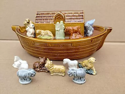 Wade England Noah's Ark Boat Red Rose Tea Noah & Wife Animals Bible • $56.24