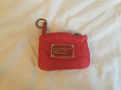 Marc By Marc Jacobs Red Coin Purse/ Key Ring Great Condition Barely Used • $23.85