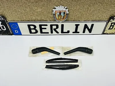 Mercedes Benz W124 Headlight Wiper Arms&Blades A1248200744 A1248200844 BOSCH NOS • $500