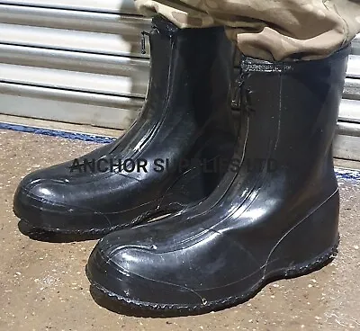 Genuine Issue RAF Winter Flying Overboots Rubber Boots Protective (still 152) • £16.50
