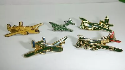 ~5~ Wwii U.s. Military Aircraft Hat Lapel Pins Bomber Planes Airplane Ww2 #22 • $14.95