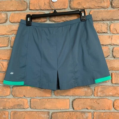 $20 • Buy Bolle Pleated Tennis Skirt Skort Gray Green - Size M