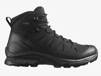 Men's Black Leather Textile All-trek Comfort Tactical Boots • $115