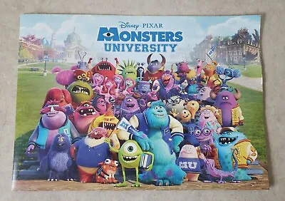 Disney Pixar Monsters University Lithograph Photos Poster Lot Set Of 4 Complete • $19.99