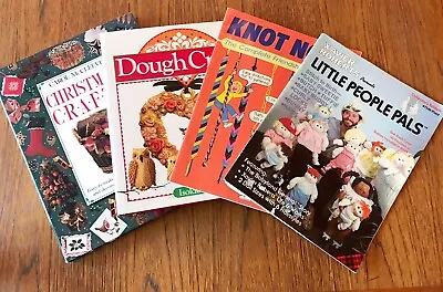 4 Craft Books - Xavier Roberts Little People Knot Now! Dough & Xmas Crafts • $19.95