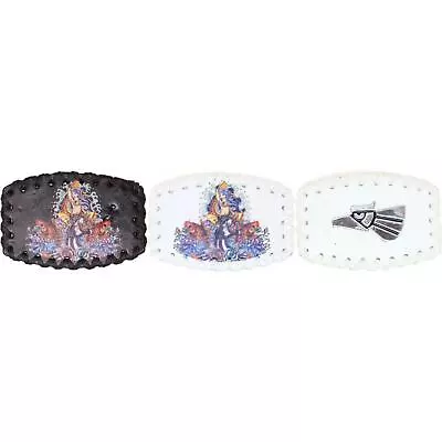 Leather Wrapped Belt Buckle In Your Choice Of Designs • $6.75