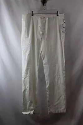 NWT Perry Ellis Men's White Linen Chino Pants SZ-32x32 • $9.99