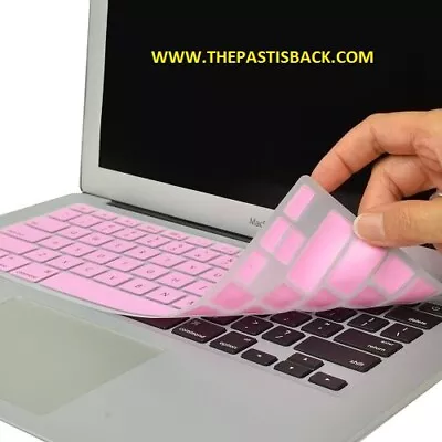 LOT OF 5 SILICONE/WASHABLE KEYBOARD PROTECTOR FOR APPLE MACBOOK & IMac PINK NEW • $9.99