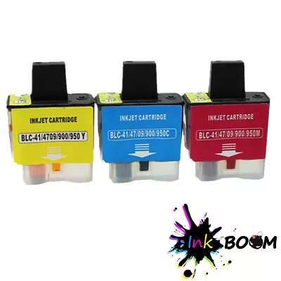 3 CMY Ink Cartridge Fits Brother LC41 LC-41 MFC-3340CN MFC-5440CN MFC-5840CN • $8.09