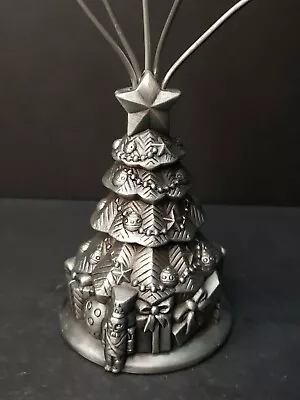 Silver Colored Metal Christmas Tree Card Holder 9  Tall 10  Wide • $14.99