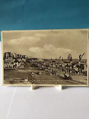 £1.20 • Buy Brighton- Entrance To Palace Pier & Sands- Postcard