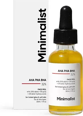 Minimalist Aha 25 + Pha 5 + Bha 2 Peeling Solution For Glowing Skin New • $26.63