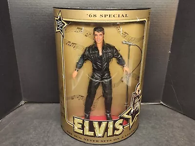 Hasbro Elvis '68 Special 12  Doll With Microphone #9113 Plastic Circa 1993 • $19.99