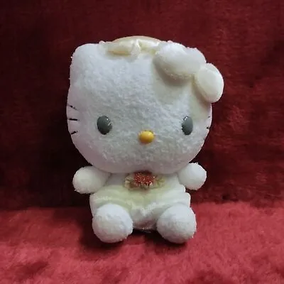 Hello Kitty Little Baby Angel W/ Wings 5 /12 Cm. Plush Doll Pre-owned VG • $40.56