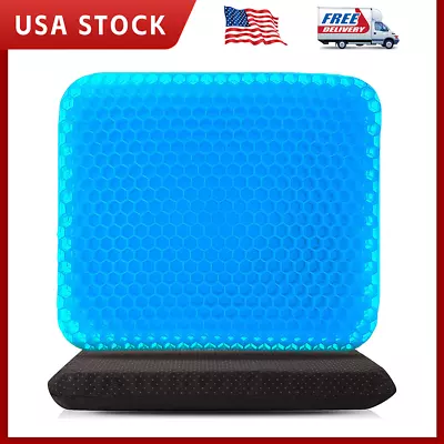 Gel Seat Cushion For Long Sitting – Car Seat Cushion And Office Chair Cushion • $17.59