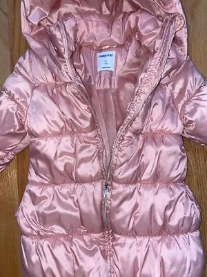 Girls Pink Jacket By Mayoral Size 6 $200 • $54