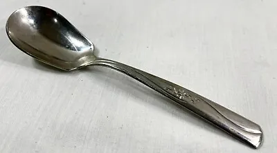 1963 Imperial Stainless USA IMI41 Sugar Spoon Floral Flatware Silverware 15045 • $14