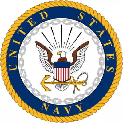 New 3” Round US Navy Vinyl Sticker Decal United States Military • $3