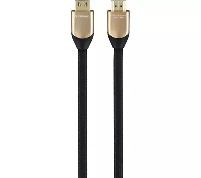 SANDSTROM Gold 8k Series 3M Ultra High Speed HDMI 2.1 Cable Ethernet • £27.99