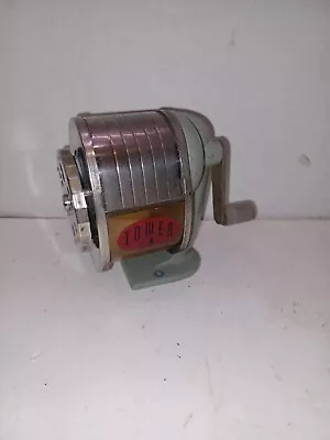 Vtg TOWER Sears Roebuck Surface Mount Industrial Art Deco Pencil Sharpener F1 • $19.50