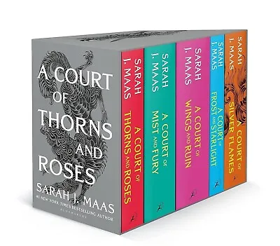 Court Of Thorns And Roses Paperback Box Set (5 Books) By Sarah J. Maas • $45