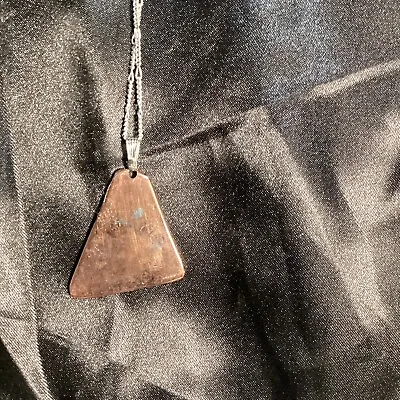 Michigan Copper And Silver  Half-Breed  Drop Pendant • $200