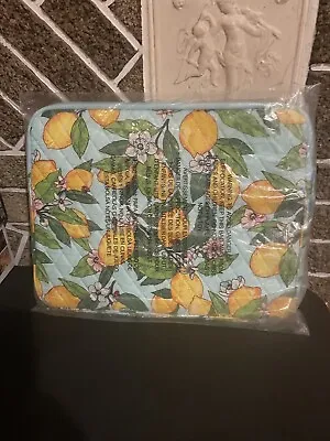 NWT Vera Bradley LEMON GROVE Padded Laptop Sleeve Case Bag Fits Up To 15  • $20