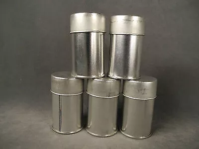 $25 • Buy NOS! 5 Vintage Eastman Kodak 70mm Roll Film Metal Canisters Hasselblad Can