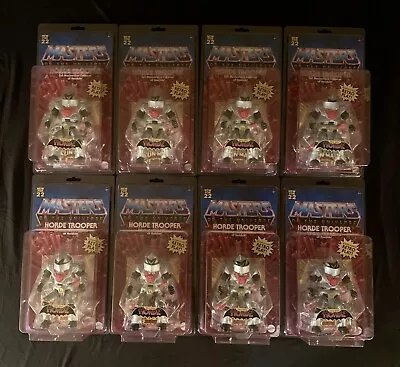 Horde Trooper Masters Of The Universe Origins Lot Of 8 All Unpunched With Cases • $125