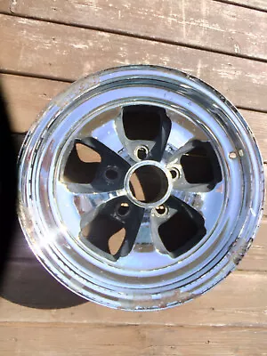 Keystone Klassic Uni-lug Wheel / Rim 15 X 6. Chrome Flaking But No Damage • $100