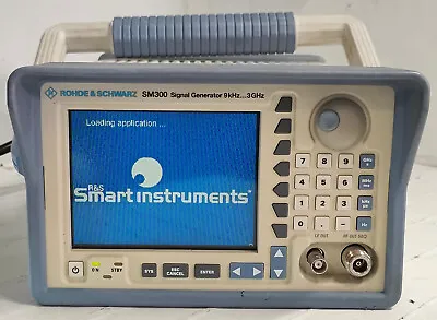 Rohde & Schwarz SM300 Signal Generator 9kHz...3GHz 1147.1498.03 Uncalibrated • $1400