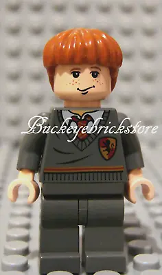 Lego Harry Potter Minifig Ron Weasley  4757 Gryffindor  Striped Torso New 4757 • $22.18