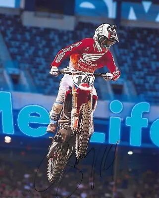 Cole Seely Supercross Motocross Freestyle Motocross Signed Autograph 8X10 Photo • $64.99