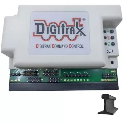 Digitrax SE74 ~ New 2024 ~ LocoNet Signal Decoder With Signal Mast & Test Cable • $92.23