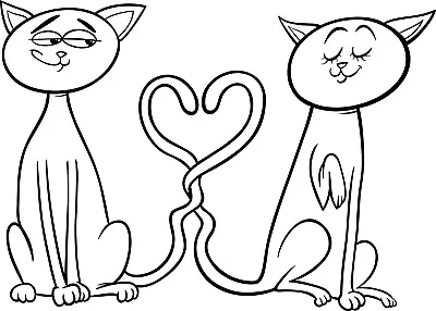 Cats - Feline - Kittens - Love - Heart Unmounted Clear Stamp Approx 75x53mm • £4.19