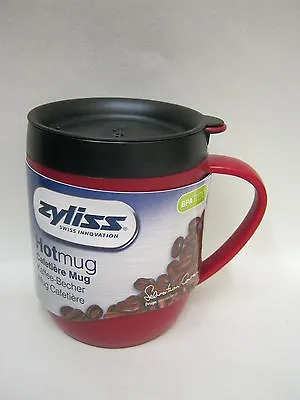 DKB Zyliss Smart Cafe Hot Mug Cup Coffee Cafetiere Red • £14.99