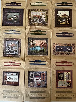McKenna Ryan Lot Of 9 Appliqué Quilt Patterns Nature Scenes Geese Bear Fish Rams • $24