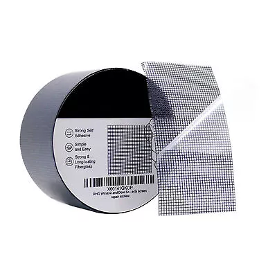 Window Screen Repair Tape Adhesive Fiberglass Mesh Hole Repair Patch 5*200cm • $10.85