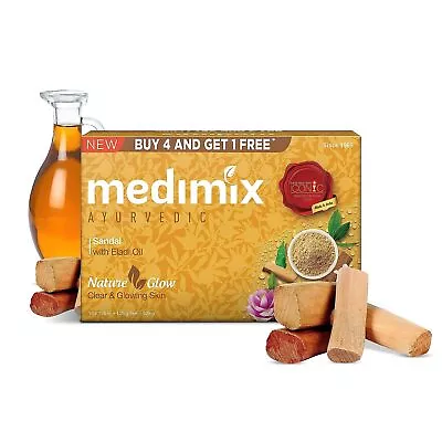 Medimix Ayurvedic Sandal Soap 125g (4+1 Offer Pack) • $18.87